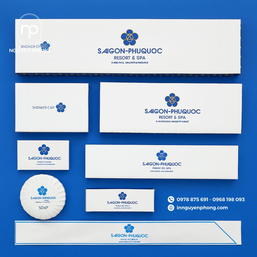 In hộp đựng đồ dùng khách sạn giá rẻ